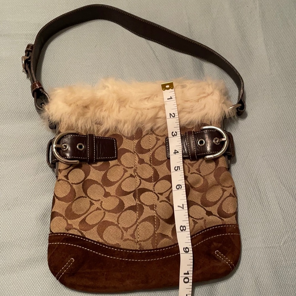 Coach brown handbag